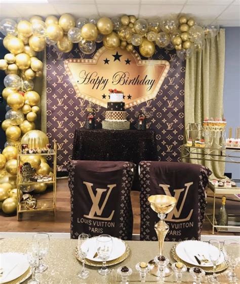 Louis vuitton party theme ideas 